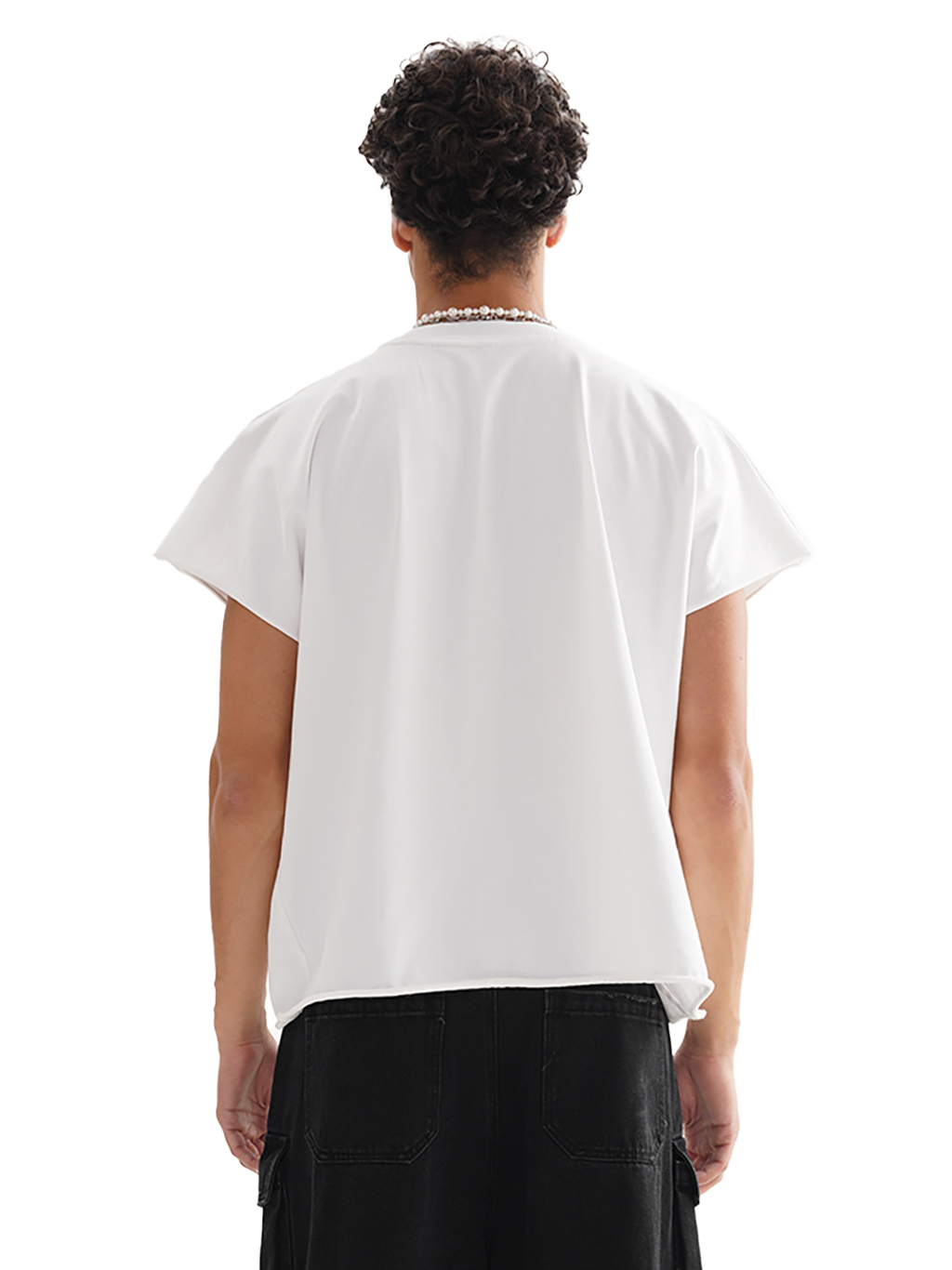 Raw Edge Boxy Non-Shrink T-Shirt – Essential Streetwear | Tapstitch-5